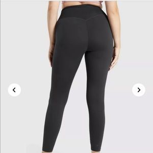 Whitney Simmons x Gymshark ribbed legging in black